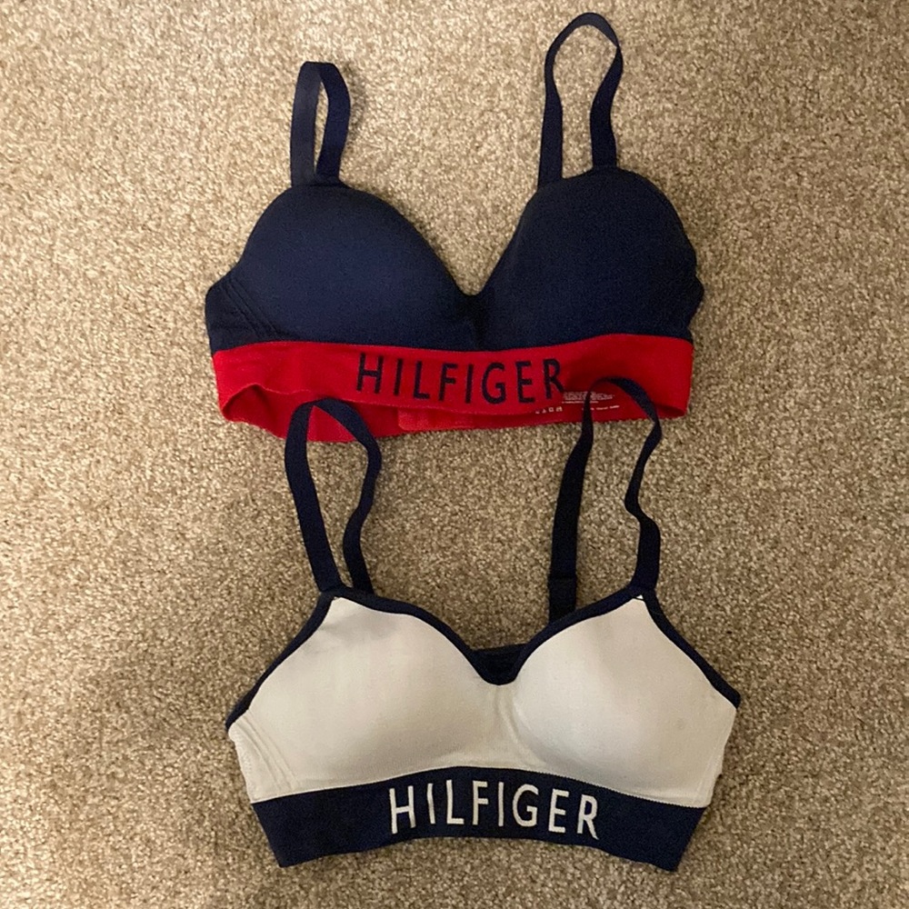 2 Tommy Hilfiger bralettes, size small